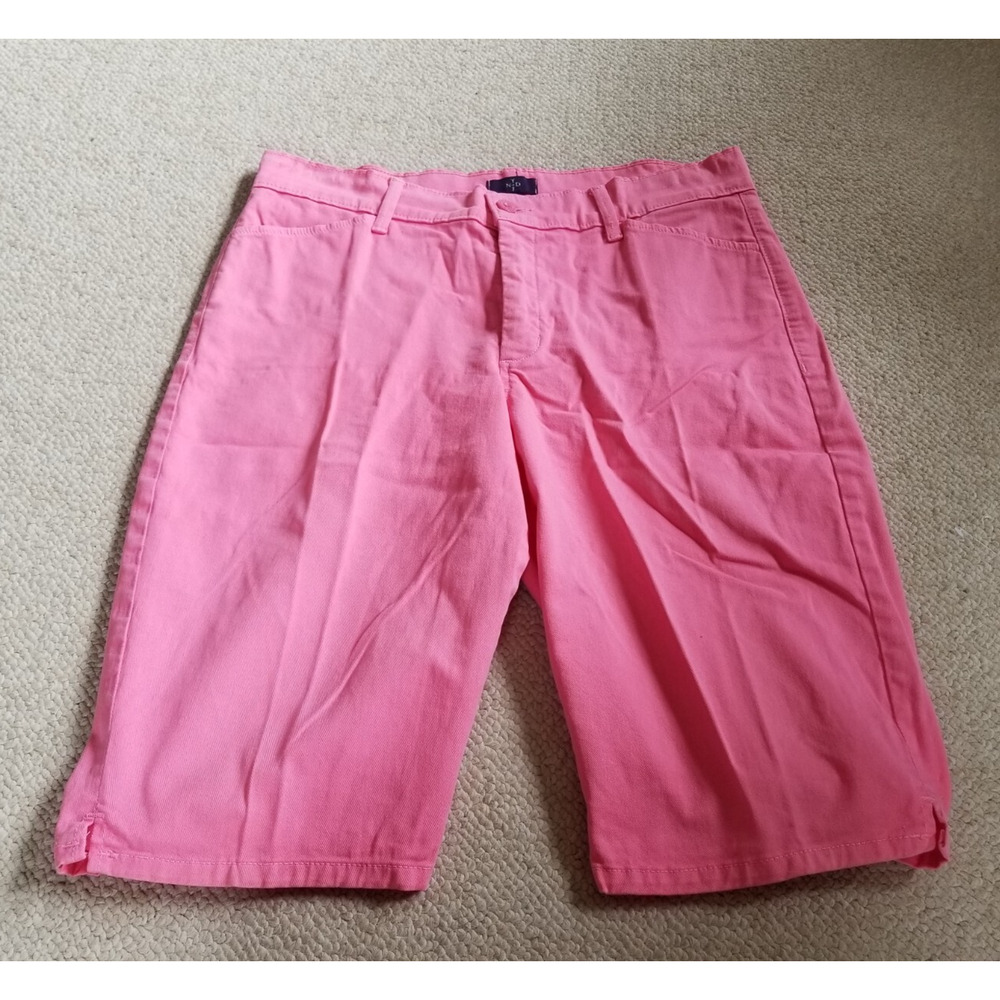 Womens Pants-NYDJ NOT YOUR DAUGHTERS JEANS-pink cotton stretch skimmer-8